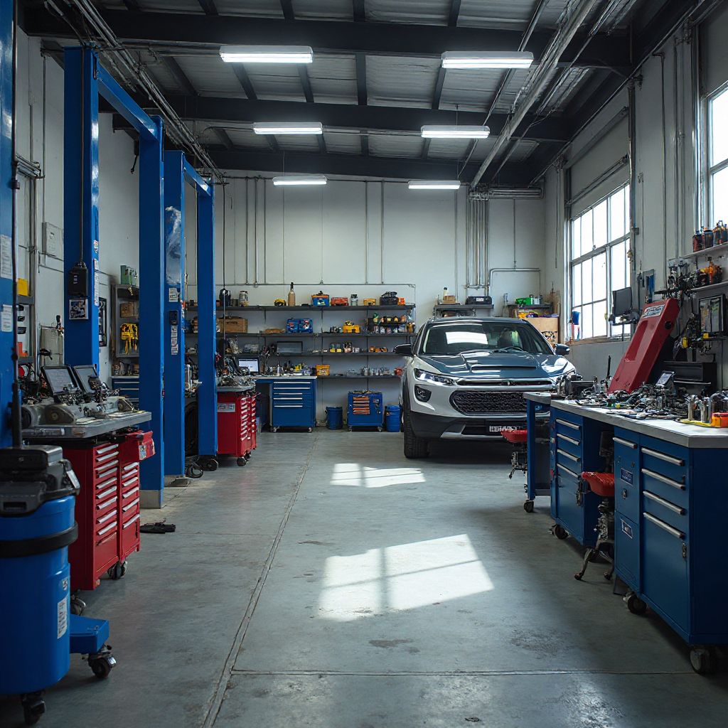 Modern workshop equipment